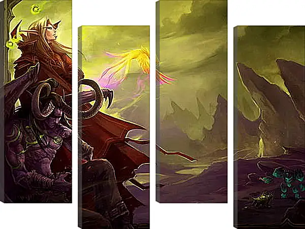 Модульная картина - World Of Warcraft Модульная картина - World Of Warcraft