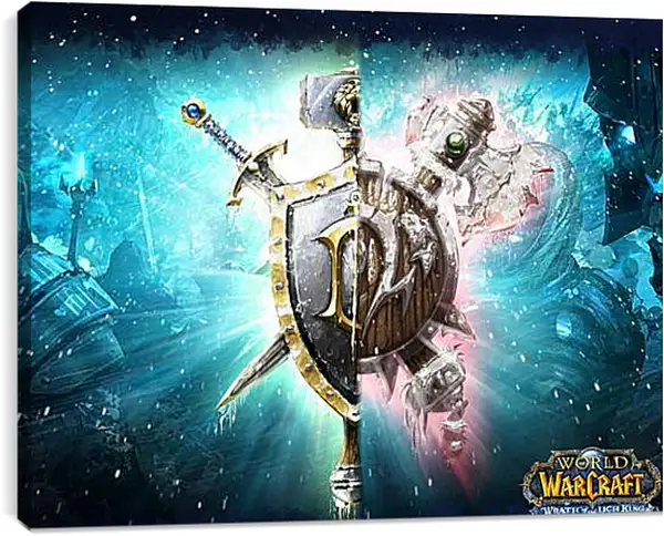 Постер на подрамнике - World Of Warcraft: Wrath Of The Lich King Постер на подрамнике - World Of Warcraft: Wrath Of The Lich King