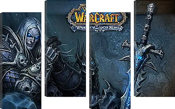 Модульная картина - World Of Warcraft: Wrath Of The Lich King Модульная картина - World Of Warcraft: Wrath Of The Lich King