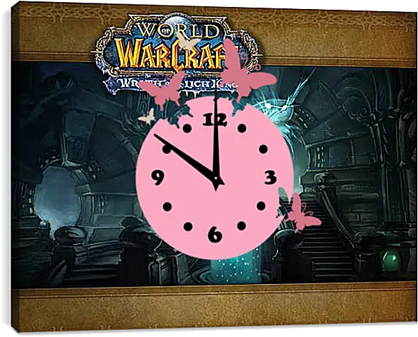 Часы картина - World Of Warcraft: Wrath Of The Lich King Часы картина - World Of Warcraft: Wrath Of The Lich King