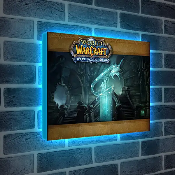 Лайтбокс световая панель - World Of Warcraft: Wrath Of The Lich King Лайтбокс световая панель - World Of Warcraft: Wrath Of The Lich King