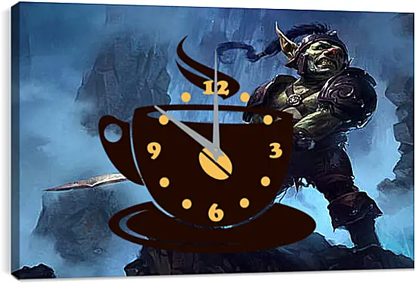 Часы картина - World Of Warcraft Часы картина - World Of Warcraft