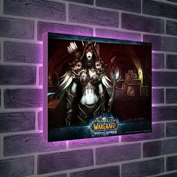 Лайтбокс световая панель - World Of Warcraft: Wrath Of The Lich King Лайтбокс световая панель - World Of Warcraft: Wrath Of The Lich King