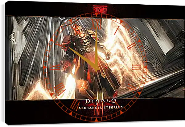 Часы картина - Diablo III Часы картина - Diablo III