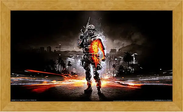 Картина в раме - Battlefield 3 Картина в раме - Battlefield 3