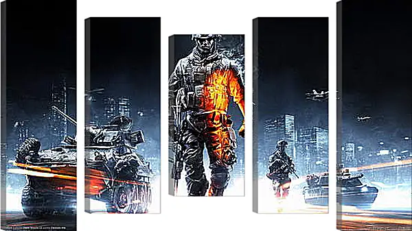 Модульная картина - Battlefield 3 Модульная картина - Battlefield 3