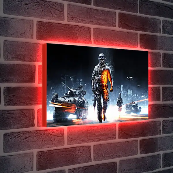 Лайтбокс световая панель - Battlefield 3 Лайтбокс световая панель - Battlefield 3