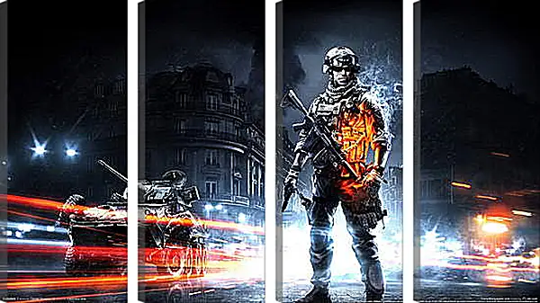 Модульная картина - Battlefield 3 Модульная картина - Battlefield 3
