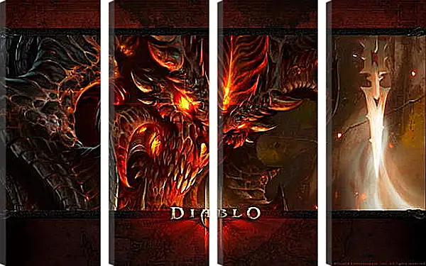 Модульная картина - Diablo III Модульная картина - Diablo III