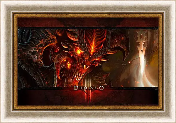 Картина в раме - Diablo III Картина в раме - Diablo III