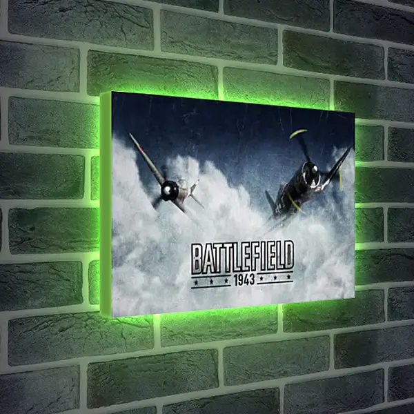 Лайтбокс световая панель - Battlefield 1943 Лайтбокс световая панель - Battlefield 1943