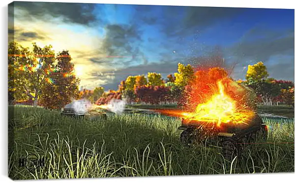 Постер на подрамнике - World Of Tanks Постер на подрамнике - World Of Tanks