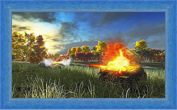 Картина в раме - World Of Tanks Картина в раме - World Of Tanks