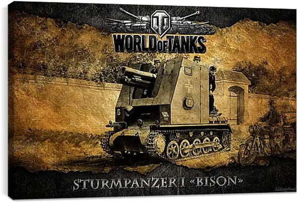 Постер на подрамнике - World Of Tanks Постер на подрамнике - World Of Tanks