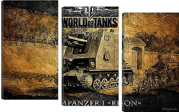 Модульная картина - World Of Tanks Модульная картина - World Of Tanks