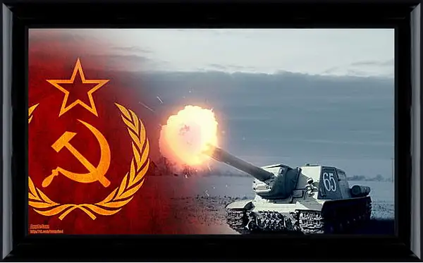 Картина в раме - World Of Tanks Картина в раме - World Of Tanks
