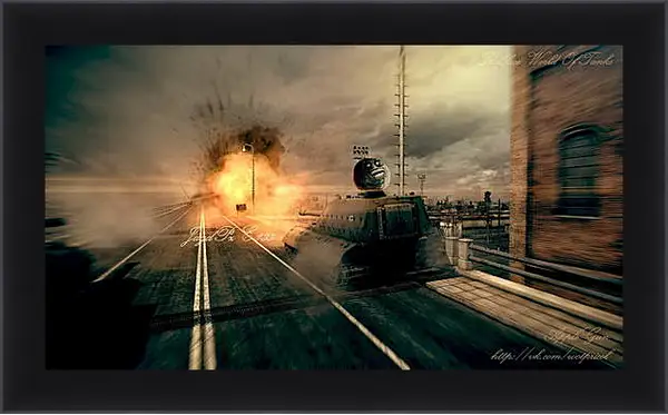 Картина в раме - World Of Tanks Картина в раме - World Of Tanks