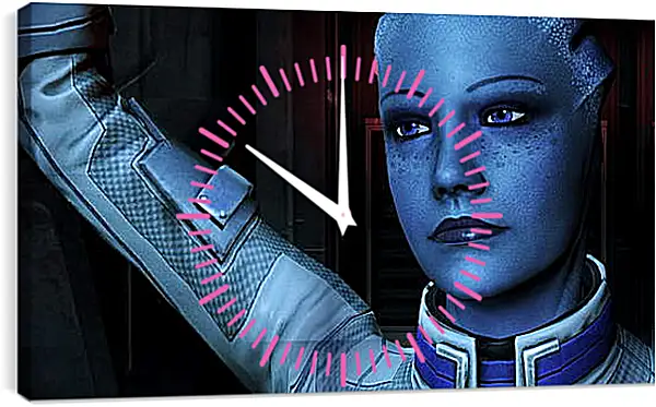 Часы картина - Mass Effect Часы картина - Mass Effect
