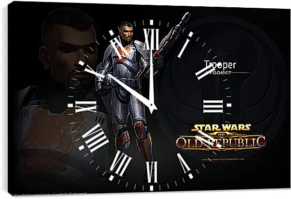 Часы картина - Star Wars: The Old Republic Часы картина - Star Wars: The Old Republic