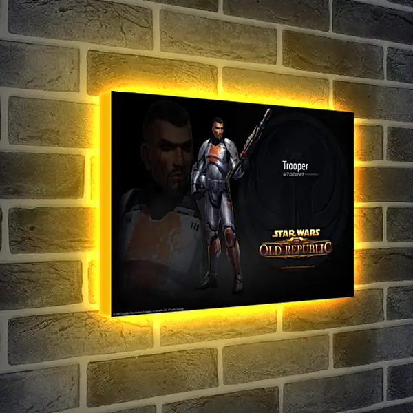 Лайтбокс световая панель - Star Wars: The Old Republic Лайтбокс световая панель - Star Wars: The Old Republic