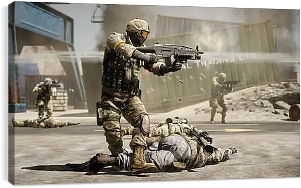 Постер на подрамнике - Battlefield: Bad Company 2 Постер на подрамнике - Battlefield: Bad Company 2