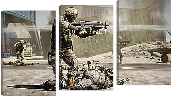 Модульная картина - Battlefield: Bad Company 2 Модульная картина - Battlefield: Bad Company 2