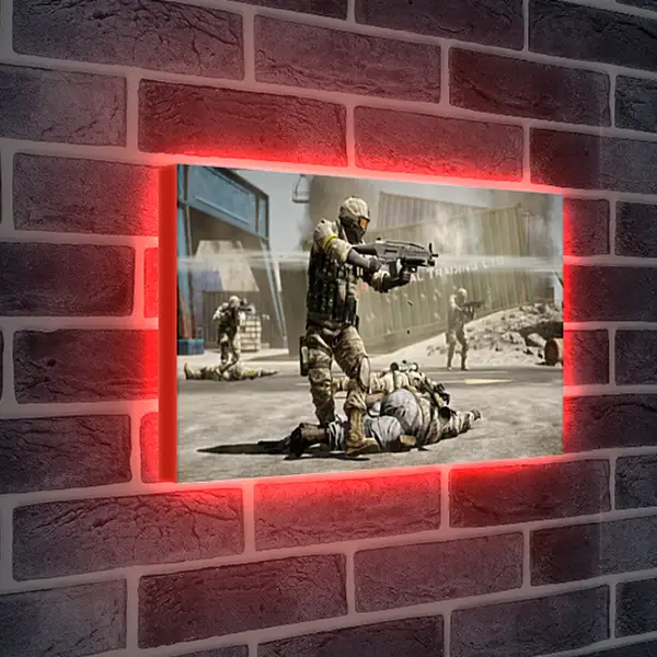 Лайтбокс световая панель - Battlefield: Bad Company 2 Лайтбокс световая панель - Battlefield: Bad Company 2