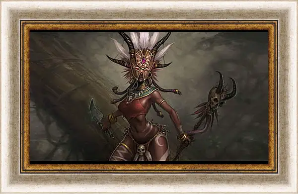 Картина в раме - Diablo III Картина в раме - Diablo III