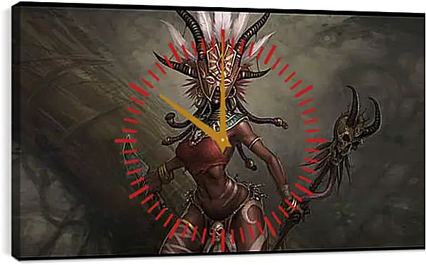 Часы картина - Diablo III Часы картина - Diablo III