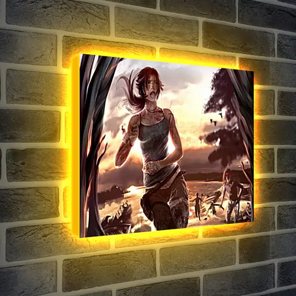 Лайтбокс световая панель - Tomb Raider Лайтбокс световая панель - Tomb Raider