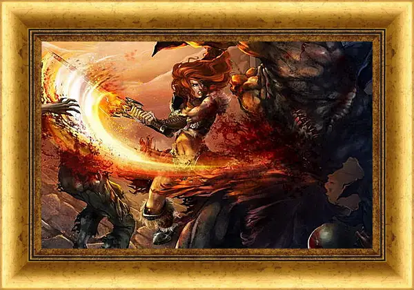 Картина в раме - Diablo III Картина в раме - Diablo III