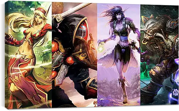 Постер на подрамнике - World Of Warcraft Постер на подрамнике - World Of Warcraft