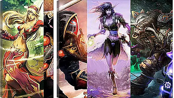Модульная картина - World Of Warcraft Модульная картина - World Of Warcraft