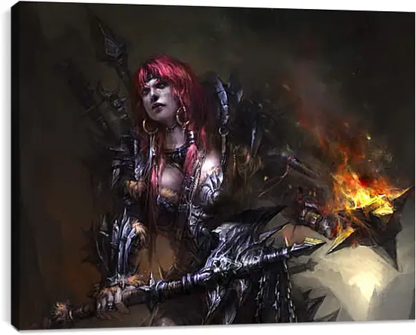 Постер на подрамнике - Diablo III Постер на подрамнике - Diablo III