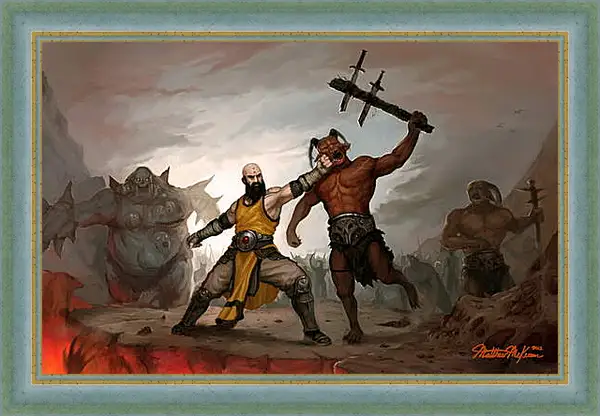 Картина в раме - Diablo III Картина в раме - Diablo III