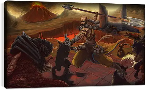 Постер на подрамнике - Diablo III Постер на подрамнике - Diablo III