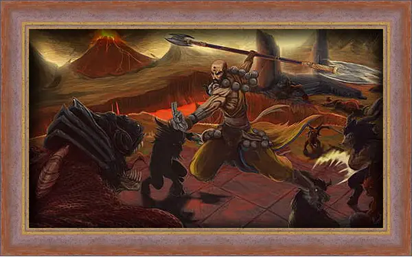 Картина в раме - Diablo III Картина в раме - Diablo III