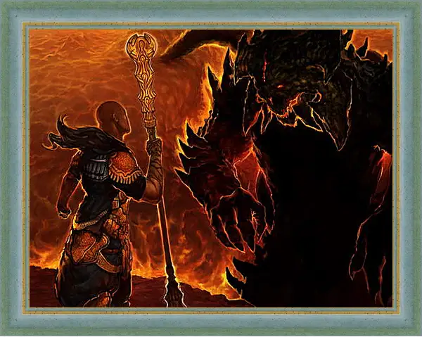 Картина в раме - Diablo III Картина в раме - Diablo III
