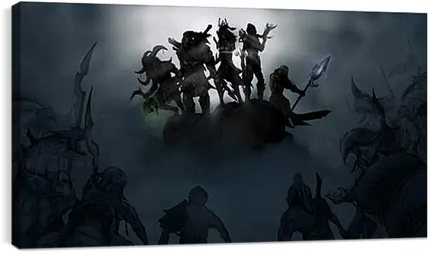 Постер на подрамнике - Diablo III Постер на подрамнике - Diablo III
