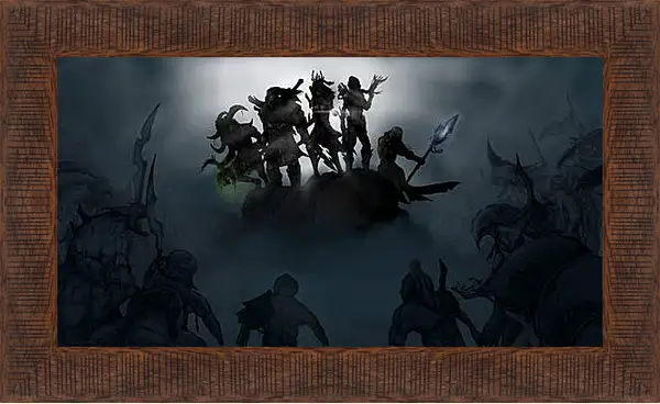 Картина в раме - Diablo III Картина в раме - Diablo III