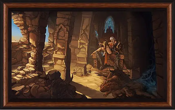 Картина в раме - Diablo III Картина в раме - Diablo III