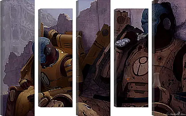 Модульная картина - Warhammer Модульная картина - Warhammer