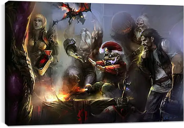 Постер на подрамнике - World Of Warcraft Постер на подрамнике - World Of Warcraft