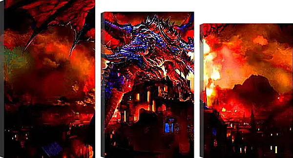 Модульная картина - World Of Warcraft Модульная картина - World Of Warcraft