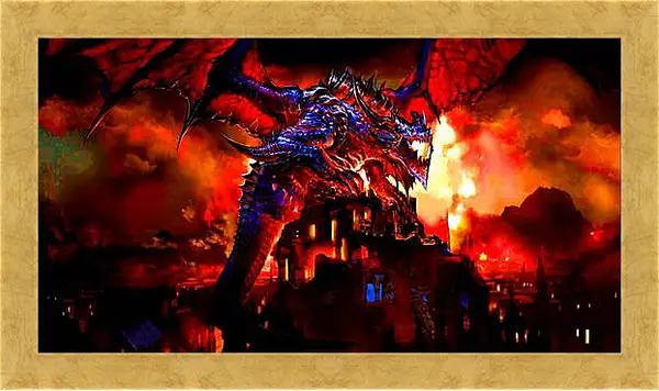 Картина в раме - World Of Warcraft Картина в раме - World Of Warcraft