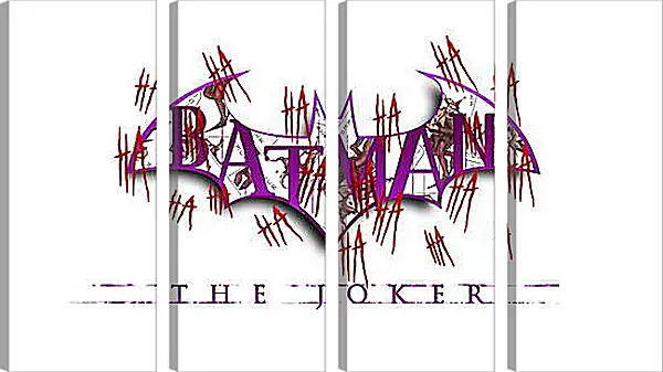 Модульная картина - Batman: Arkham City Модульная картина - Batman: Arkham City