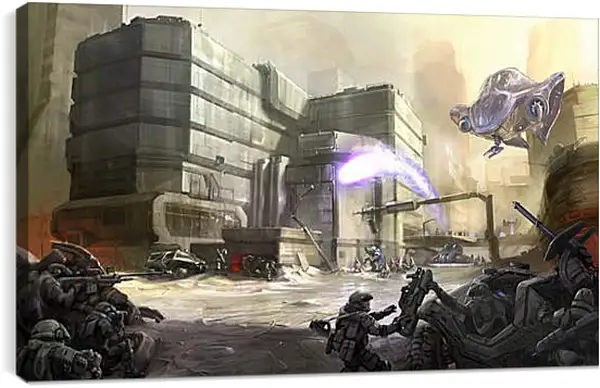 Постер на подрамнике - Halo Постер на подрамнике - Halo