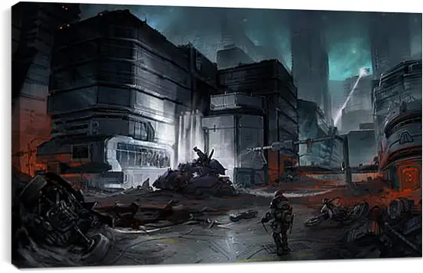 Постер на подрамнике - Halo Постер на подрамнике - Halo