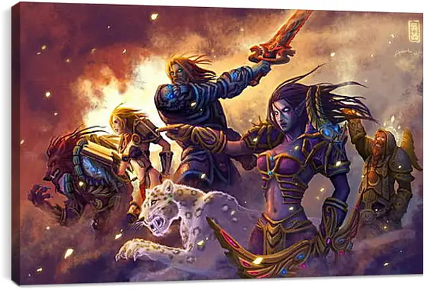 Постер на подрамнике - World Of Warcraft Постер на подрамнике - World Of Warcraft