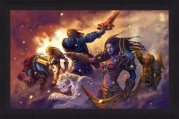 Картина в раме - World Of Warcraft Картина в раме - World Of Warcraft